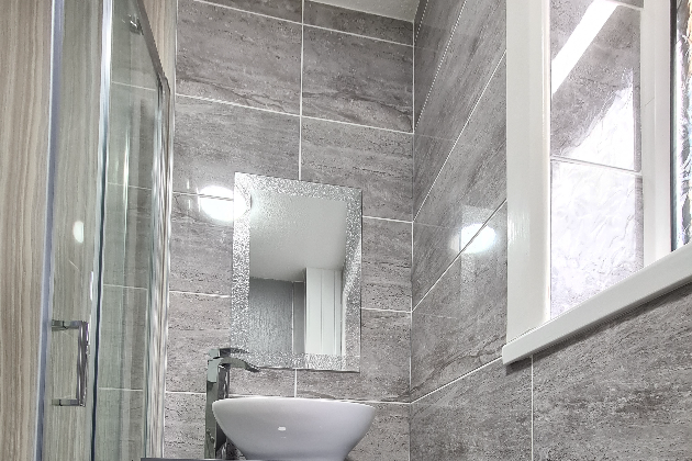 Bathroom to shower room conversion